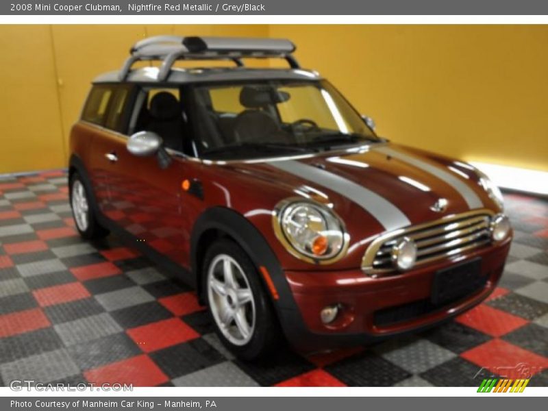 Nightfire Red Metallic / Grey/Black 2008 Mini Cooper Clubman