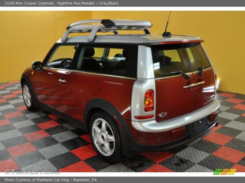 Nightfire Red Metallic / Grey/Black 2008 Mini Cooper Clubman