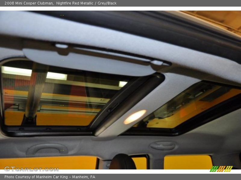 Nightfire Red Metallic / Grey/Black 2008 Mini Cooper Clubman