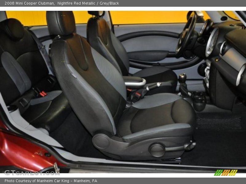 Nightfire Red Metallic / Grey/Black 2008 Mini Cooper Clubman