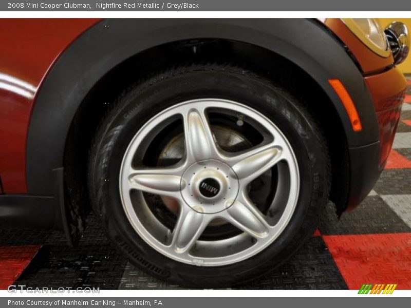 Nightfire Red Metallic / Grey/Black 2008 Mini Cooper Clubman