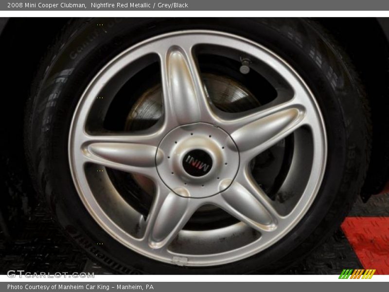 Nightfire Red Metallic / Grey/Black 2008 Mini Cooper Clubman