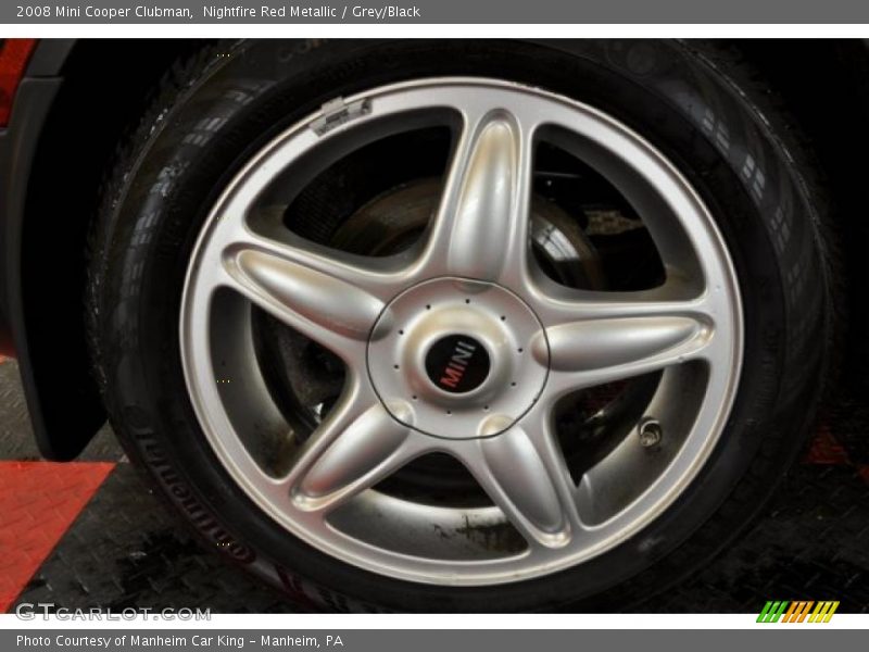 Nightfire Red Metallic / Grey/Black 2008 Mini Cooper Clubman