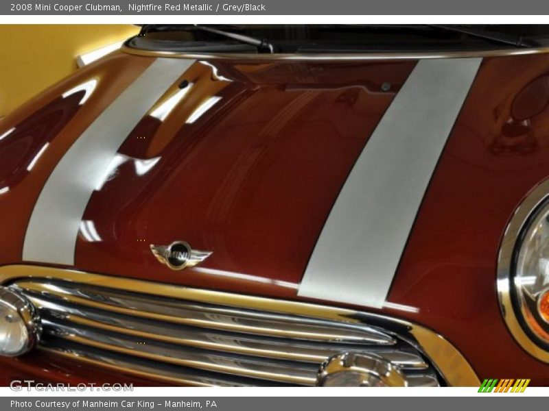 Nightfire Red Metallic / Grey/Black 2008 Mini Cooper Clubman