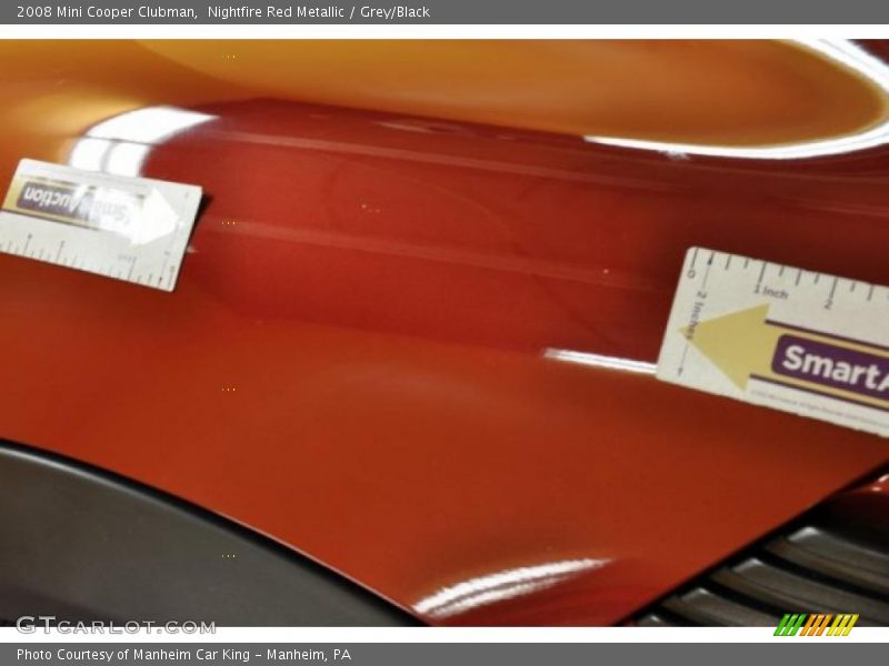 Nightfire Red Metallic / Grey/Black 2008 Mini Cooper Clubman