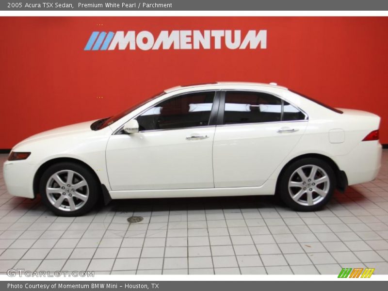 Premium White Pearl / Parchment 2005 Acura TSX Sedan