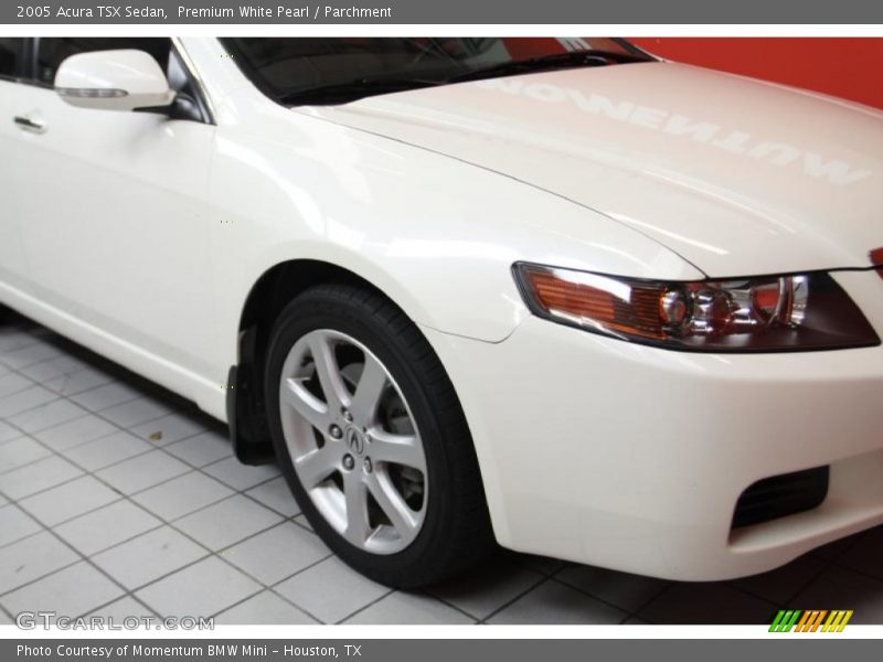 Premium White Pearl / Parchment 2005 Acura TSX Sedan