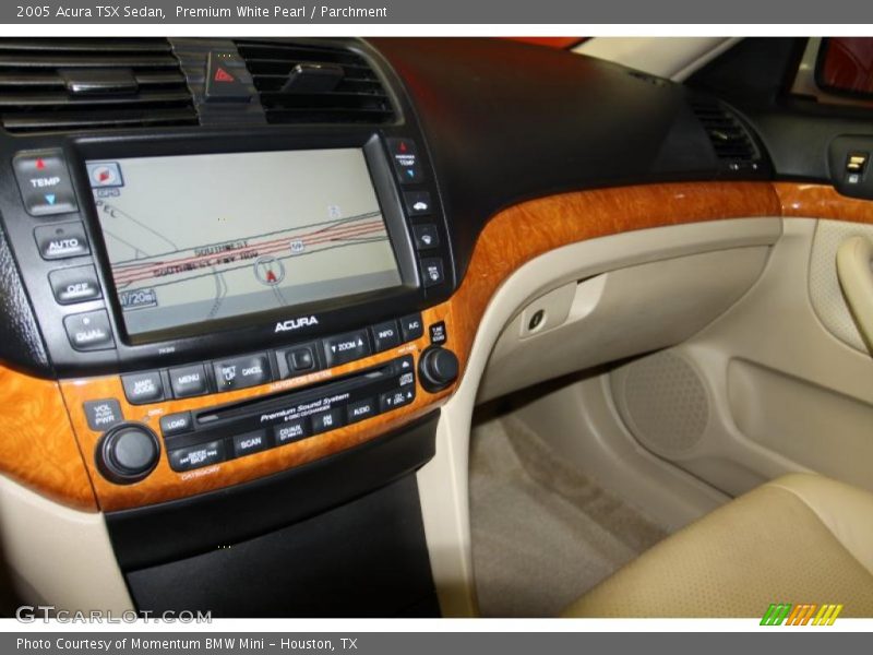 Navigation of 2005 TSX Sedan