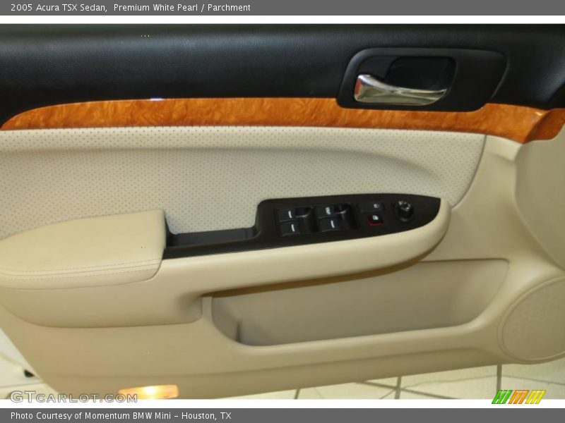 Premium White Pearl / Parchment 2005 Acura TSX Sedan