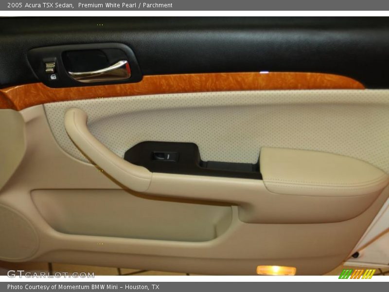 Premium White Pearl / Parchment 2005 Acura TSX Sedan