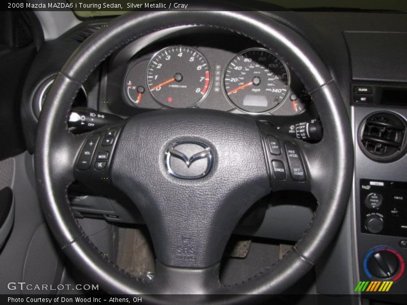 Silver Metallic / Gray 2008 Mazda MAZDA6 i Touring Sedan