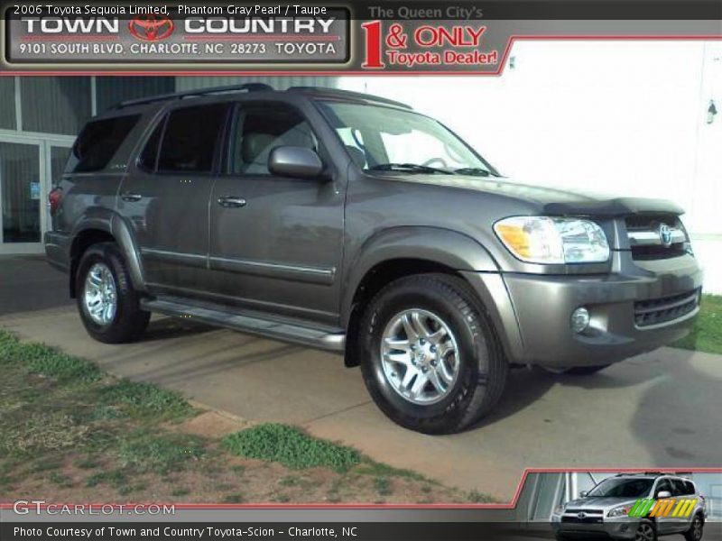 Phantom Gray Pearl / Taupe 2006 Toyota Sequoia Limited