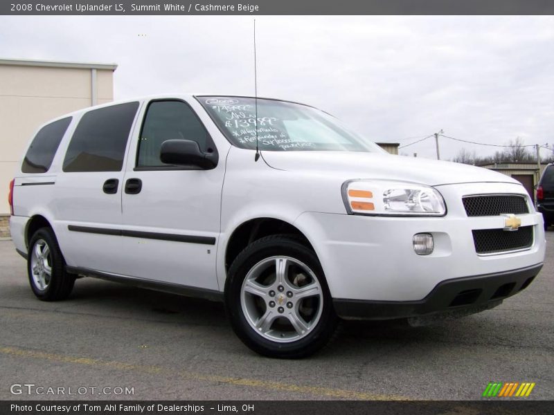 Summit White / Cashmere Beige 2008 Chevrolet Uplander LS