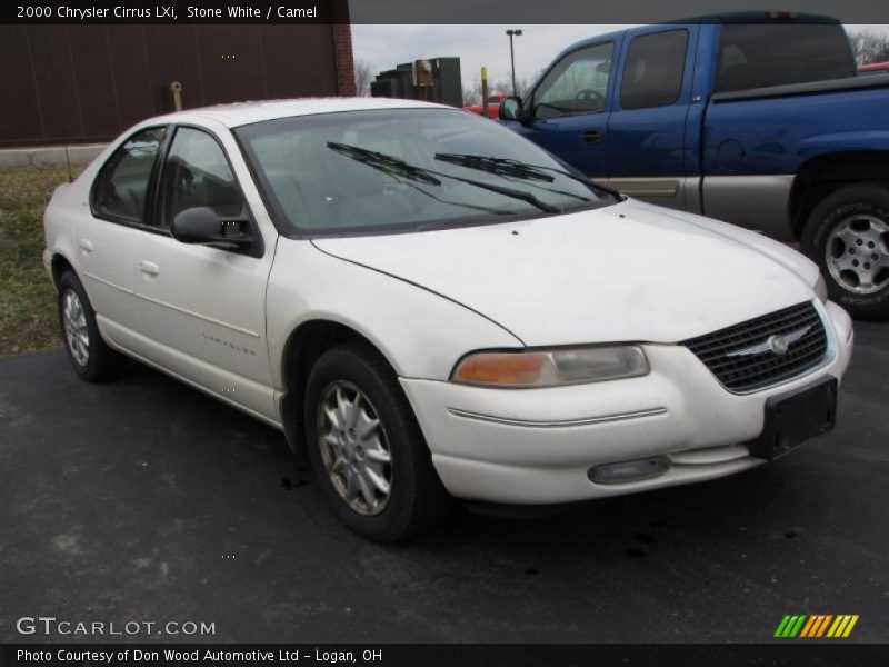 Stone White / Camel 2000 Chrysler Cirrus LXi