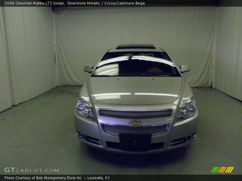 Silverstone Metallic / Cocoa/Cashmere Beige 2008 Chevrolet Malibu LTZ Sedan