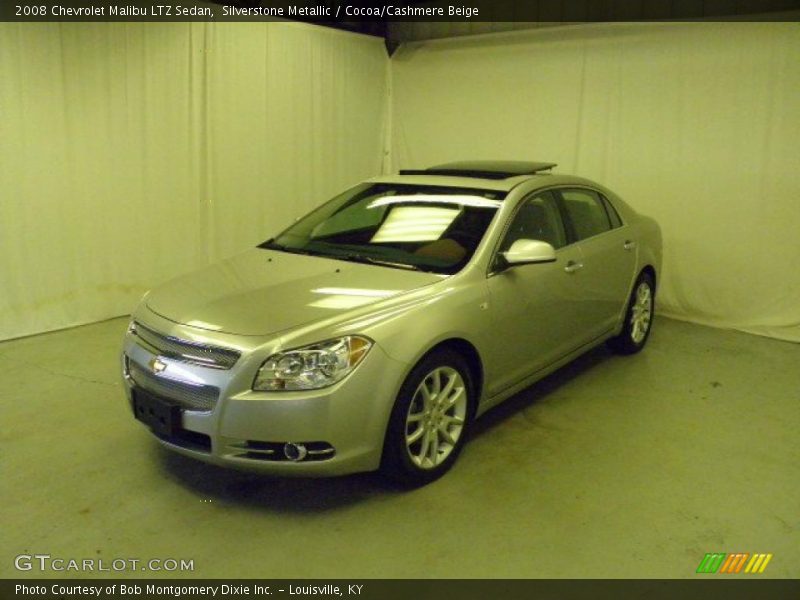 Silverstone Metallic / Cocoa/Cashmere Beige 2008 Chevrolet Malibu LTZ Sedan