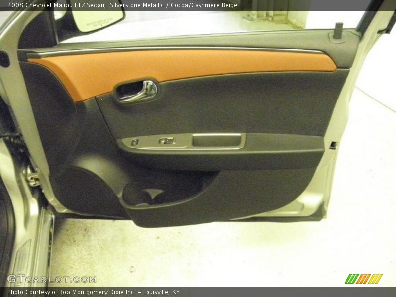 Silverstone Metallic / Cocoa/Cashmere Beige 2008 Chevrolet Malibu LTZ Sedan
