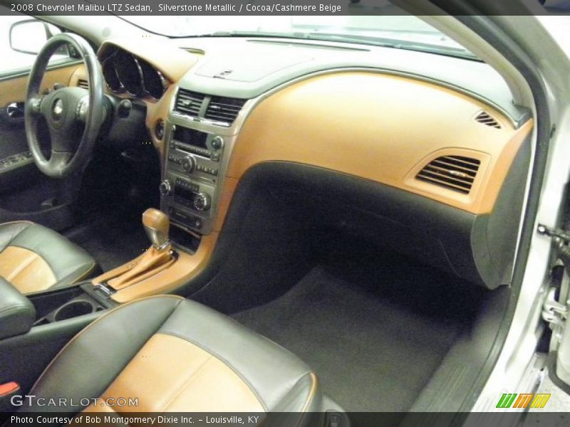 Silverstone Metallic / Cocoa/Cashmere Beige 2008 Chevrolet Malibu LTZ Sedan