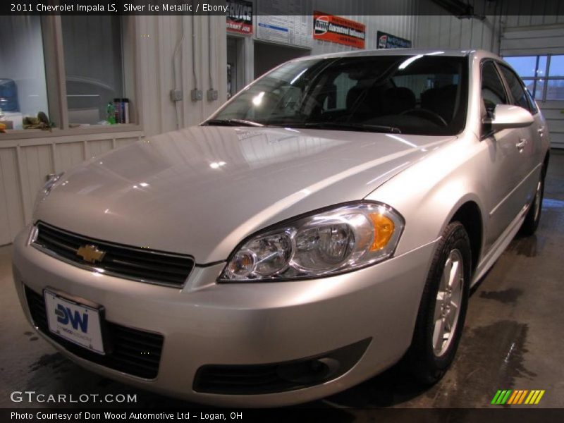 Silver Ice Metallic / Ebony 2011 Chevrolet Impala LS