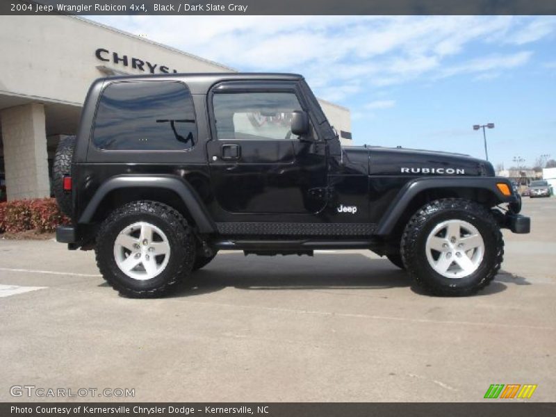 Black / Dark Slate Gray 2004 Jeep Wrangler Rubicon 4x4