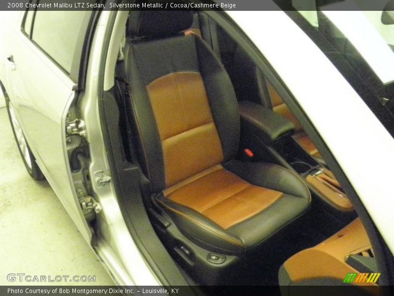 Silverstone Metallic / Cocoa/Cashmere Beige 2008 Chevrolet Malibu LTZ Sedan