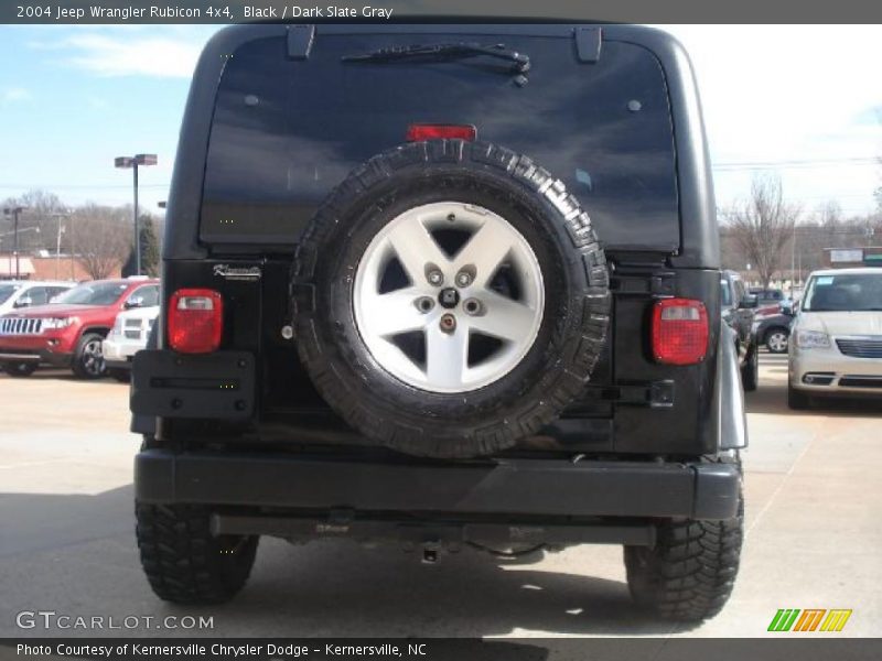 Black / Dark Slate Gray 2004 Jeep Wrangler Rubicon 4x4