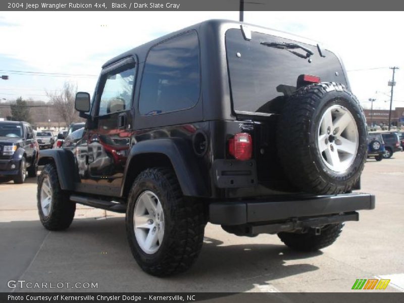 Black / Dark Slate Gray 2004 Jeep Wrangler Rubicon 4x4