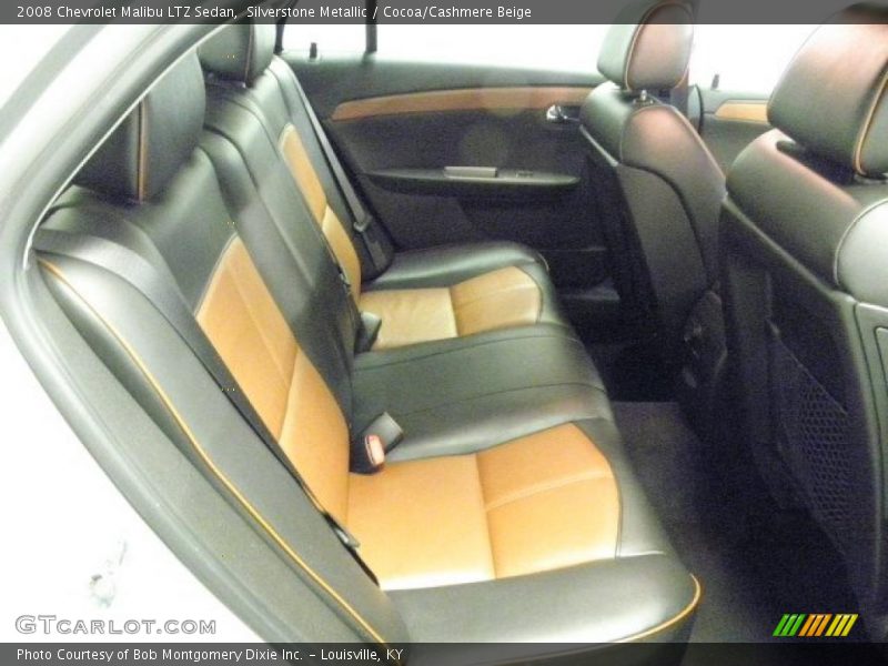 Silverstone Metallic / Cocoa/Cashmere Beige 2008 Chevrolet Malibu LTZ Sedan