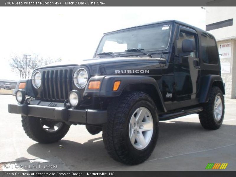 Black / Dark Slate Gray 2004 Jeep Wrangler Rubicon 4x4