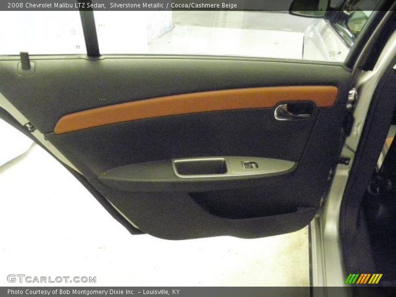 Silverstone Metallic / Cocoa/Cashmere Beige 2008 Chevrolet Malibu LTZ Sedan