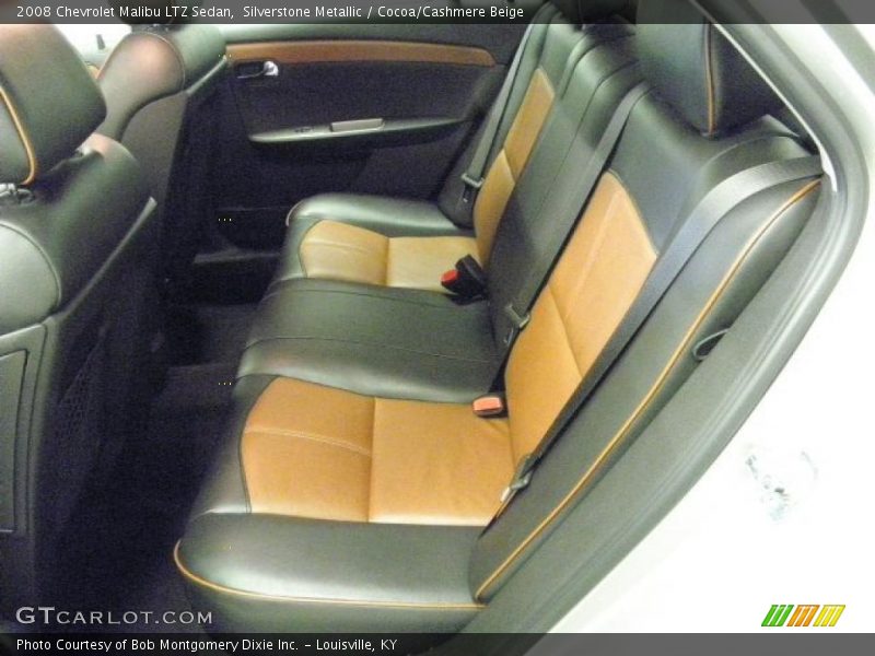 Silverstone Metallic / Cocoa/Cashmere Beige 2008 Chevrolet Malibu LTZ Sedan