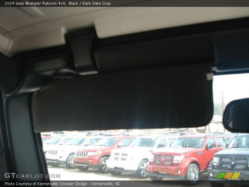 Black / Dark Slate Gray 2004 Jeep Wrangler Rubicon 4x4