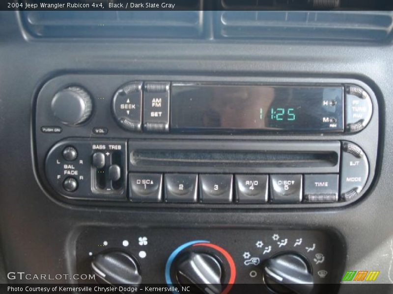 Black / Dark Slate Gray 2004 Jeep Wrangler Rubicon 4x4