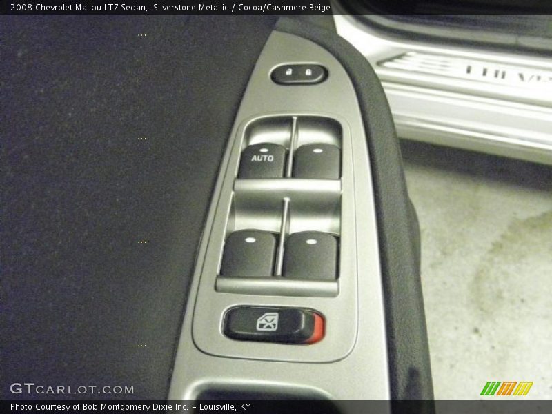 Silverstone Metallic / Cocoa/Cashmere Beige 2008 Chevrolet Malibu LTZ Sedan