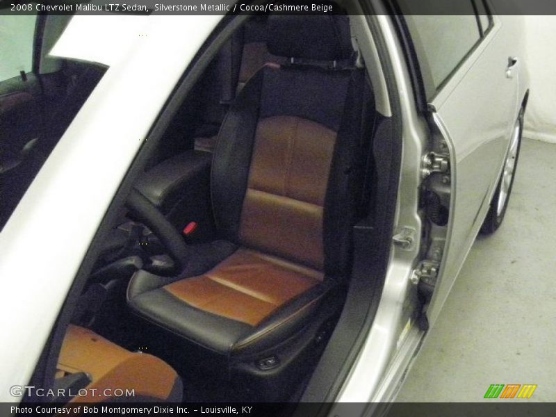 Silverstone Metallic / Cocoa/Cashmere Beige 2008 Chevrolet Malibu LTZ Sedan