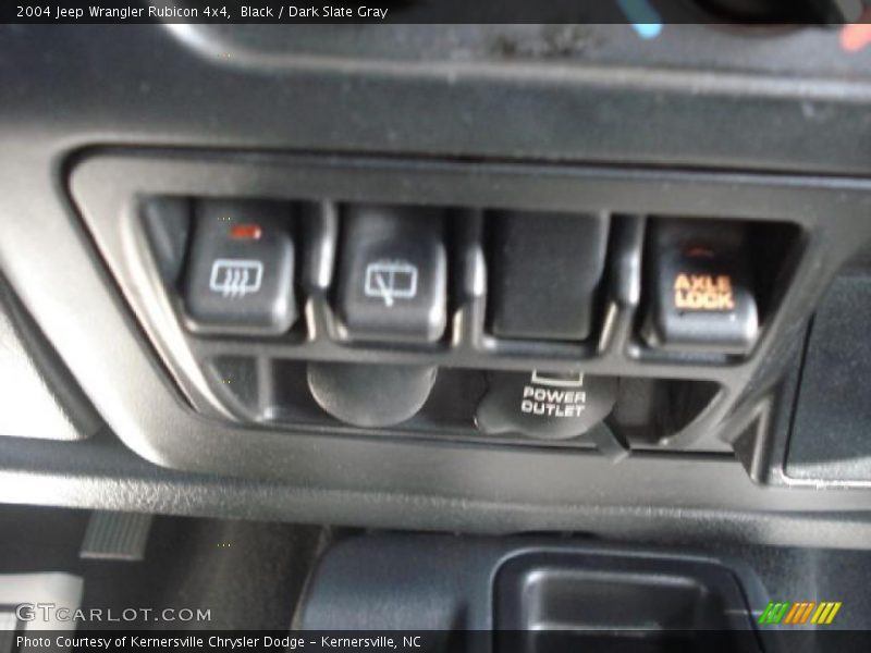 Black / Dark Slate Gray 2004 Jeep Wrangler Rubicon 4x4