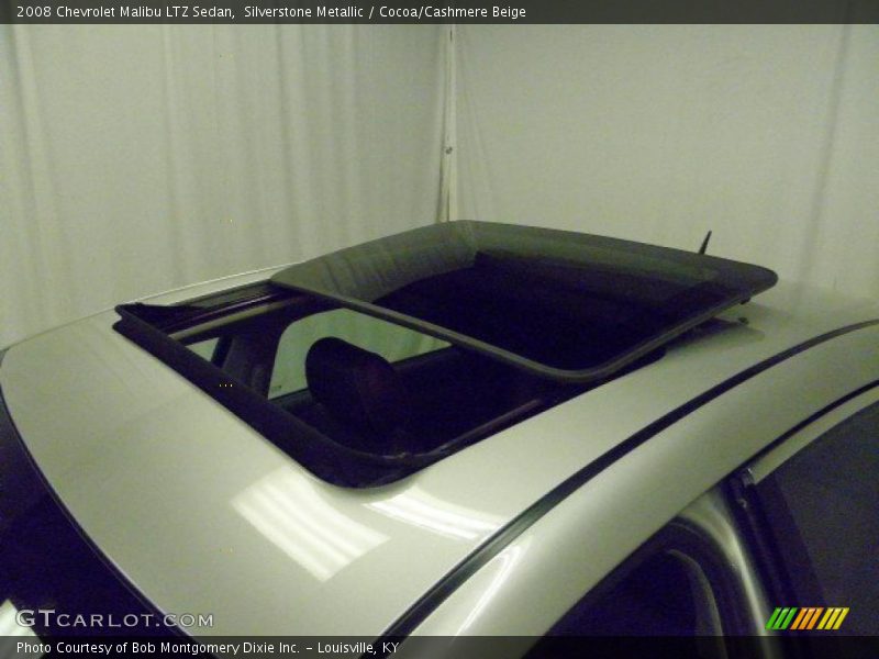 Silverstone Metallic / Cocoa/Cashmere Beige 2008 Chevrolet Malibu LTZ Sedan