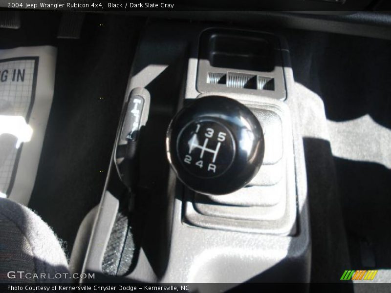 Black / Dark Slate Gray 2004 Jeep Wrangler Rubicon 4x4