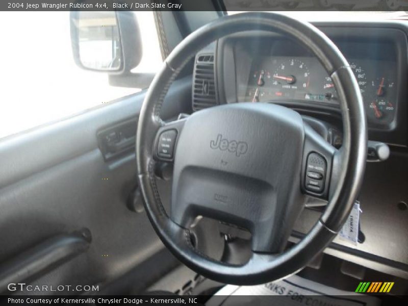 Black / Dark Slate Gray 2004 Jeep Wrangler Rubicon 4x4