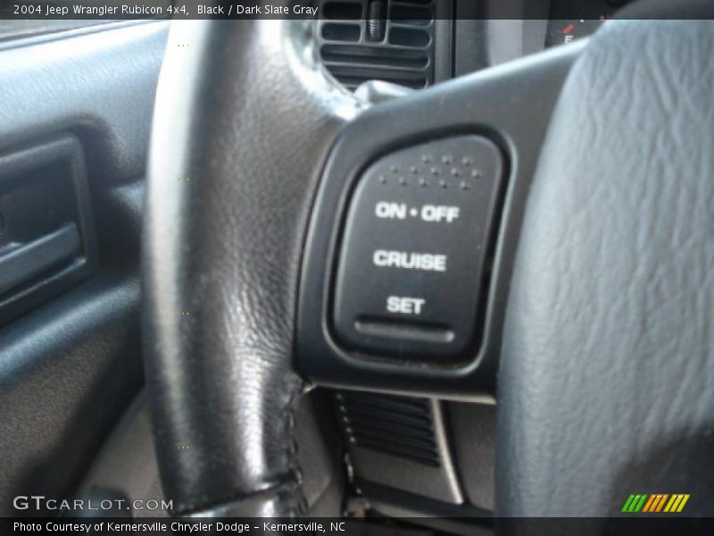 Black / Dark Slate Gray 2004 Jeep Wrangler Rubicon 4x4