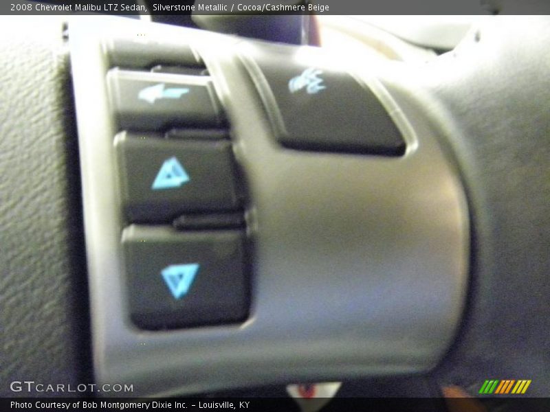 Silverstone Metallic / Cocoa/Cashmere Beige 2008 Chevrolet Malibu LTZ Sedan