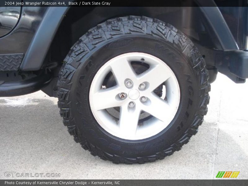 Black / Dark Slate Gray 2004 Jeep Wrangler Rubicon 4x4