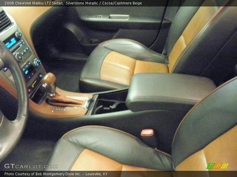 Silverstone Metallic / Cocoa/Cashmere Beige 2008 Chevrolet Malibu LTZ Sedan