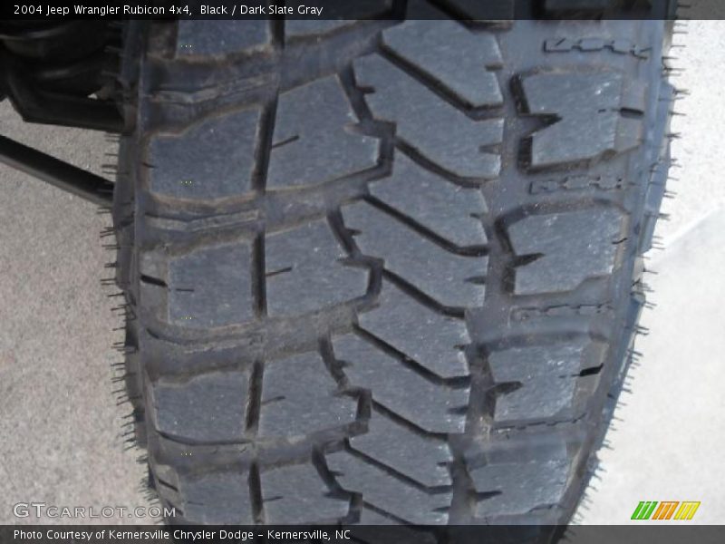 Black / Dark Slate Gray 2004 Jeep Wrangler Rubicon 4x4
