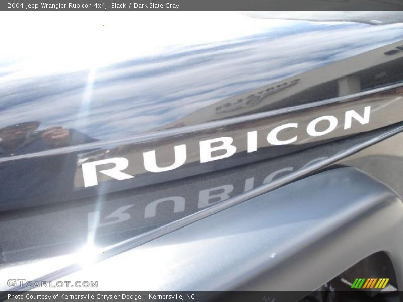 Black / Dark Slate Gray 2004 Jeep Wrangler Rubicon 4x4
