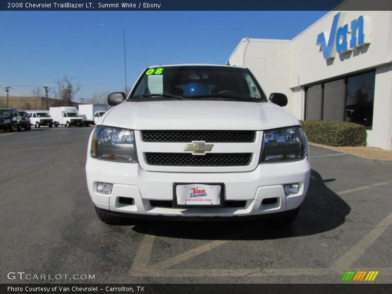 Summit White / Ebony 2008 Chevrolet TrailBlazer LT