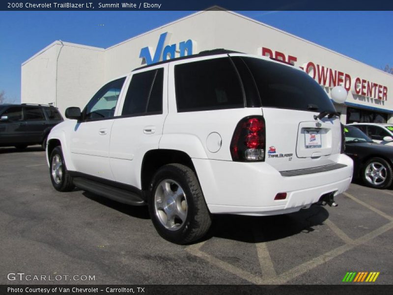 Summit White / Ebony 2008 Chevrolet TrailBlazer LT