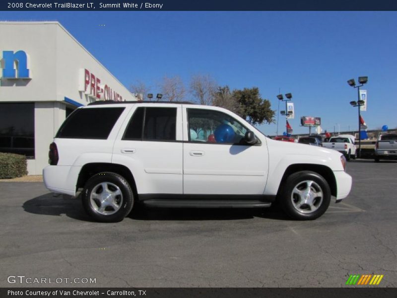 Summit White / Ebony 2008 Chevrolet TrailBlazer LT