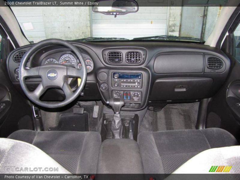 Summit White / Ebony 2008 Chevrolet TrailBlazer LT