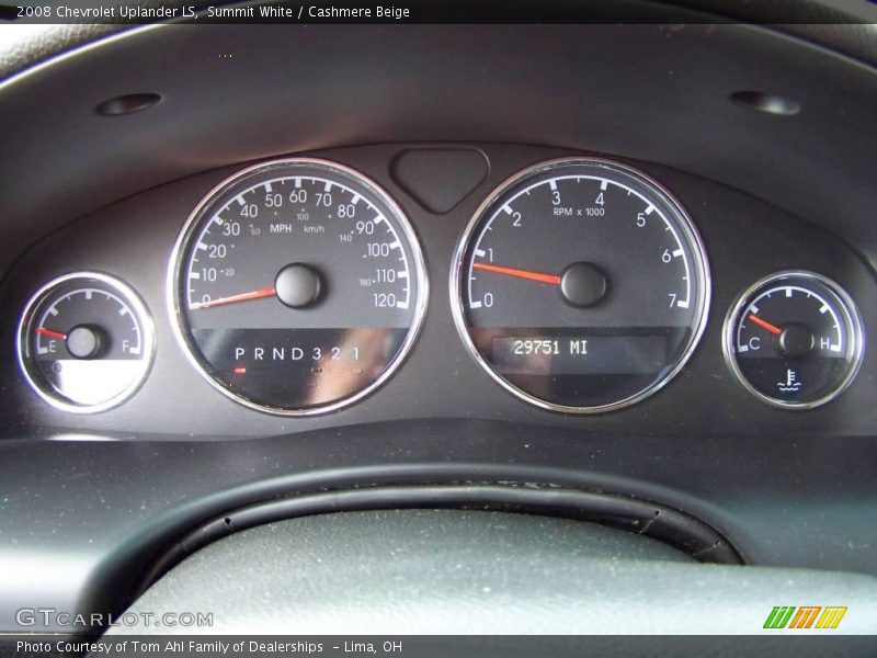 Summit White / Cashmere Beige 2008 Chevrolet Uplander LS